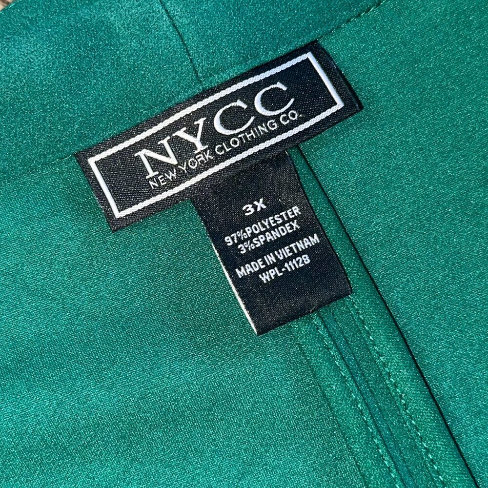 Chic Teal Blazer with Gold Button Details - Picture 5 of 11